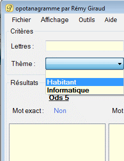 Tutorial recherche anagrammes avec jokers